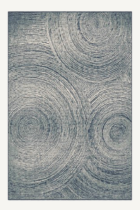 Blue Viscose Area Rug 10' x 6'5" | Vical Home Bakea | Oroa.com
