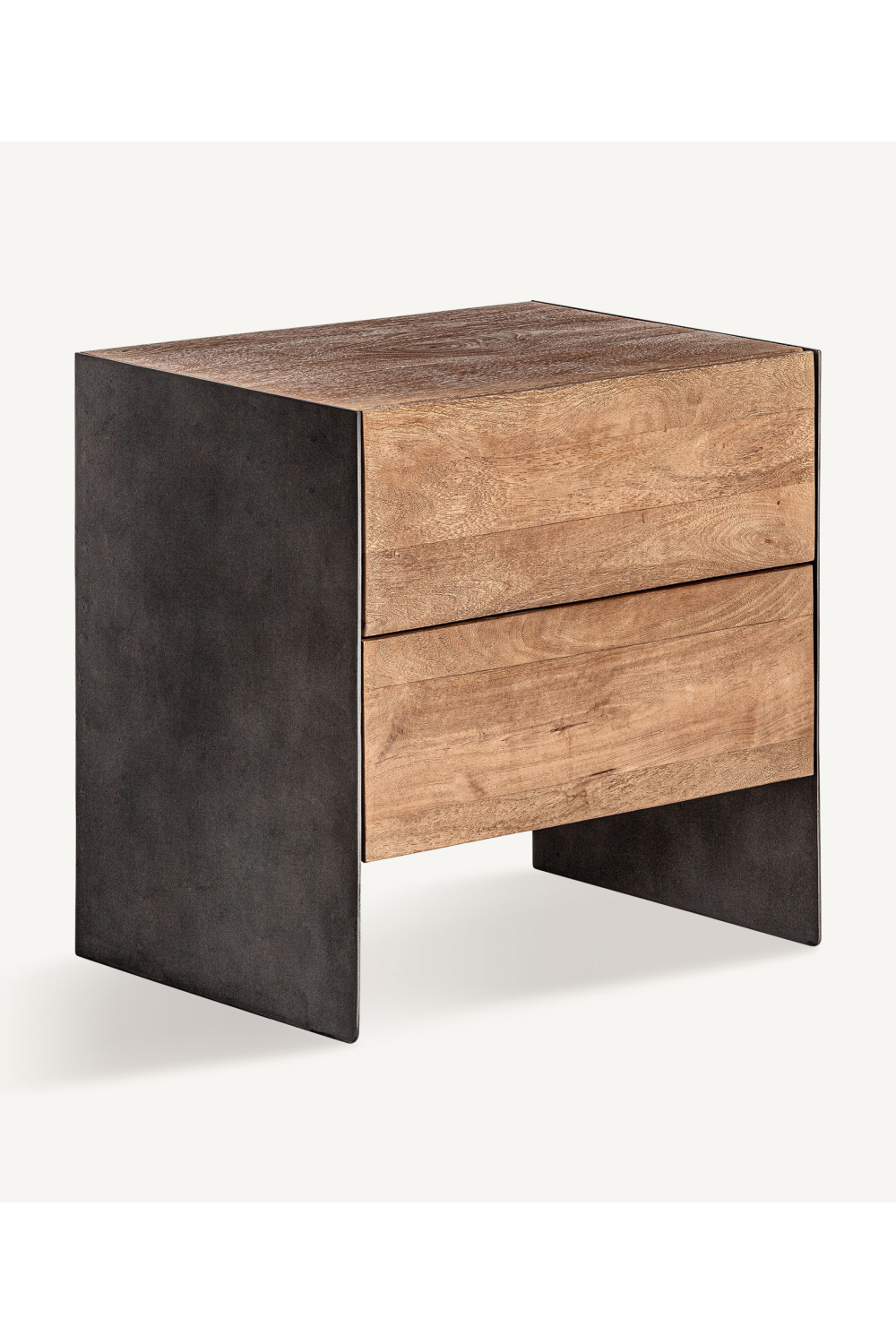 Mango Wood 2-Drawer Nightstand | Vical Home Killeany | Oroa.com