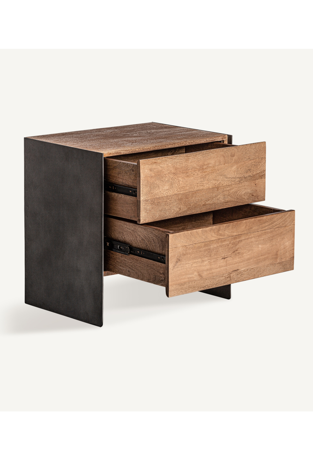 Mango Wood 2-Drawer Nightstand | Vical Home Killeany | Oroa.com