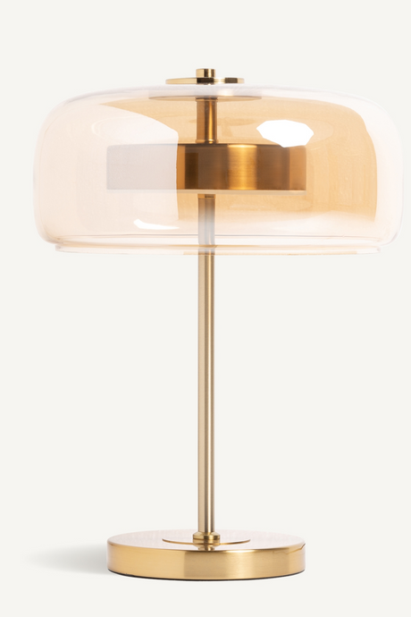Gold Glass Table Lamp | Vical Home Leslia | Oroa.com