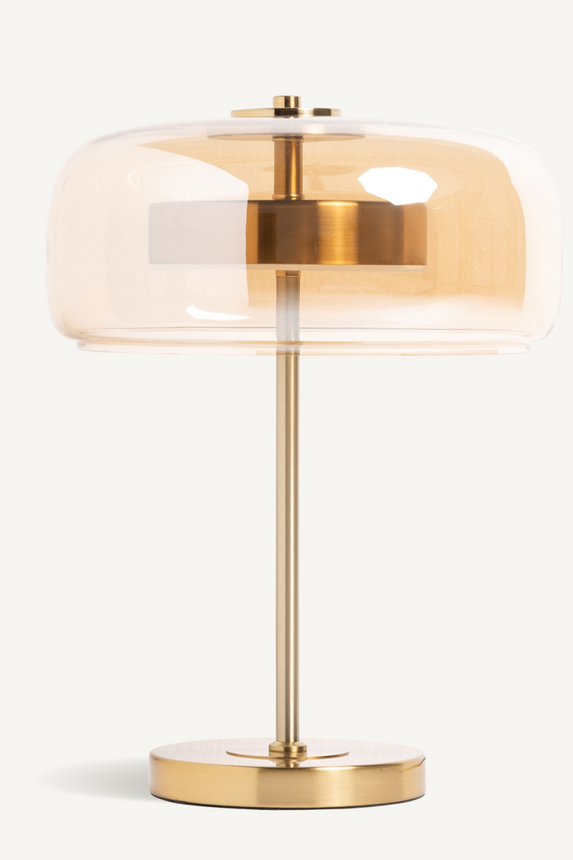 Gold Glass Table Lamp | Vical Home Leslia | Oroa.com