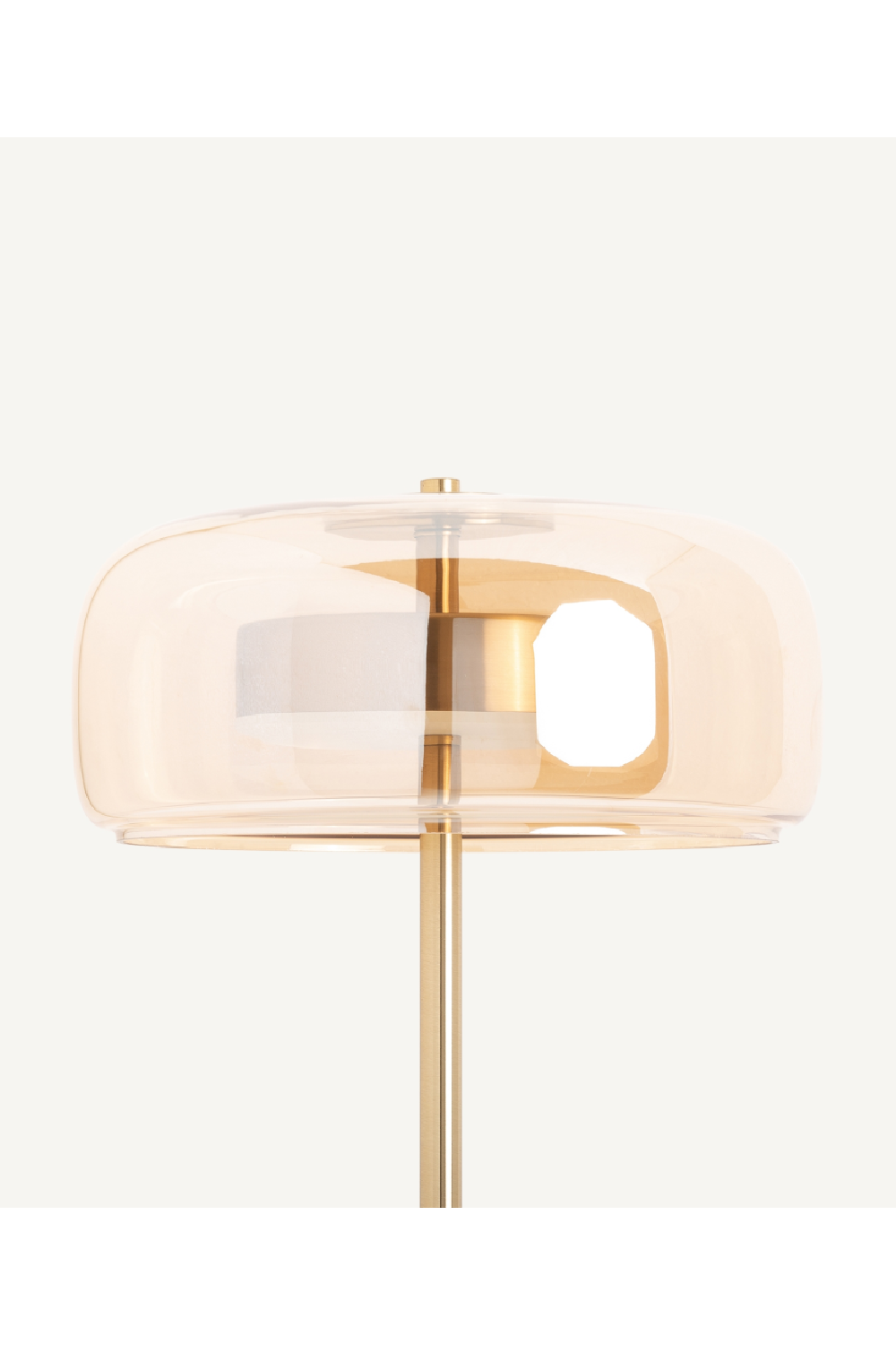 Brown Glass Floor Lamp | Vical Home Leslia | Oroa.com