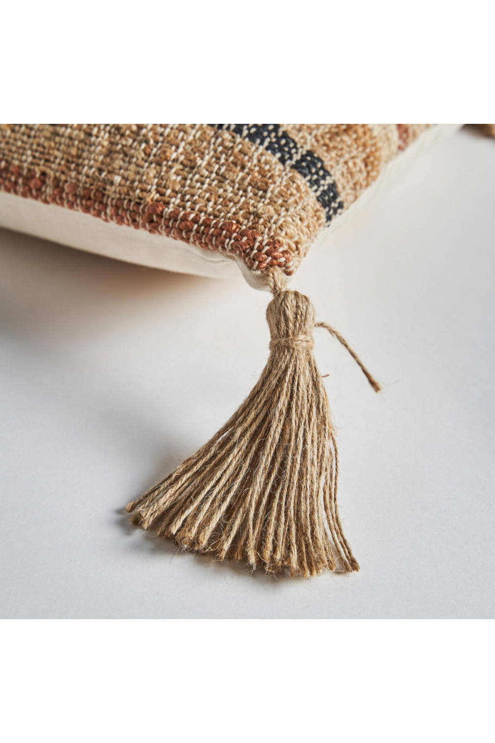 Jute Tassel Cushion | Vical Home Nairn | Oroa.com