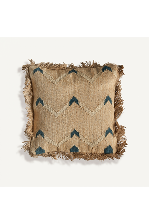 Fringed Jute Kilim Cushion | Vical Home Keith | Oroa.com