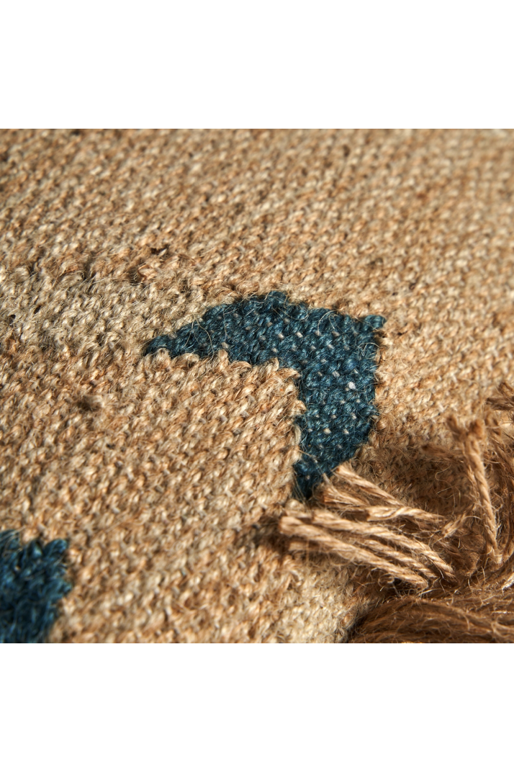 Fringed Jute Kilim Cushion | Vical Home Keith | Oroatrade.com