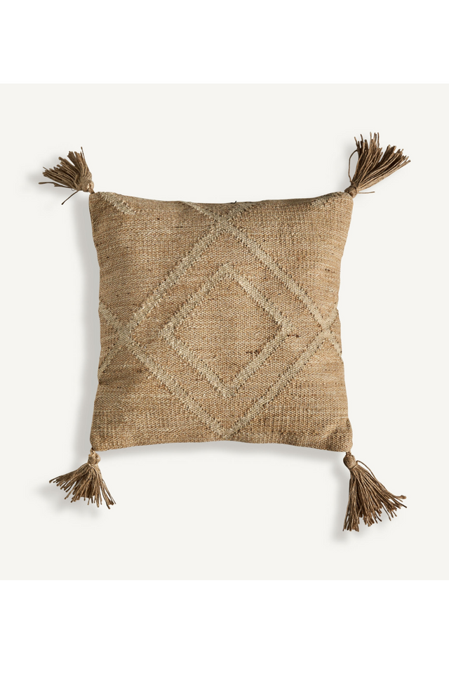 Jute Tassel Cushion | Vical Home Elgin | Oroa.com