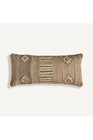 Brown Jute Rectangular Cushion | Vical Home Elgen | Oroa.com