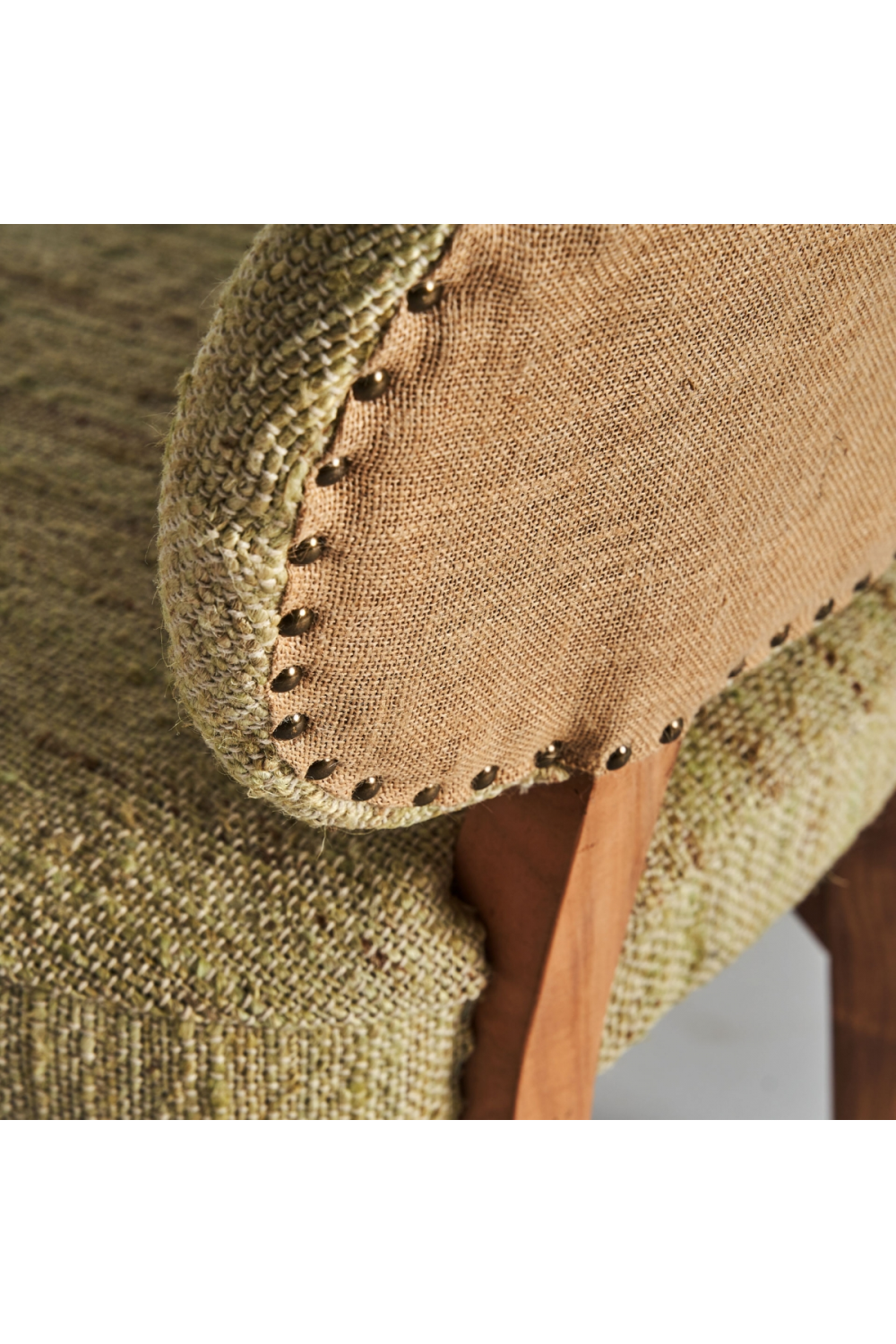 Jute Vintage Style Accent Chair | Vical Home Huntly | Oroatrade.com