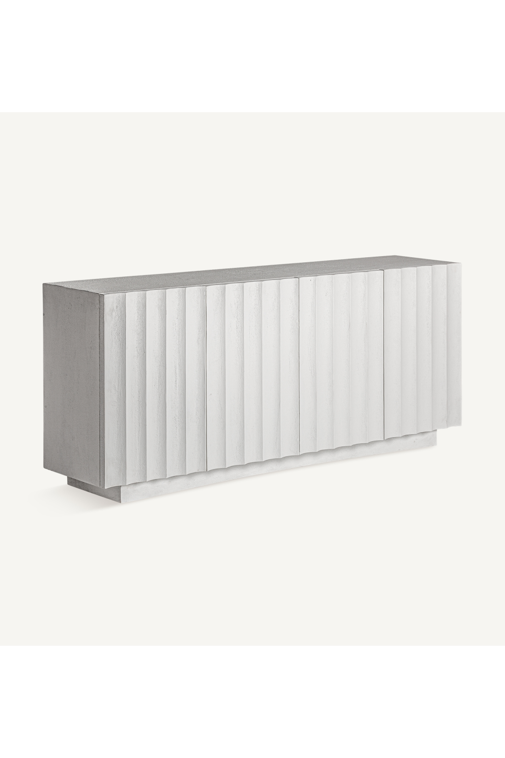 White Cement 4-Door Sideboard | Vical Home Mulcey | Oroa.com