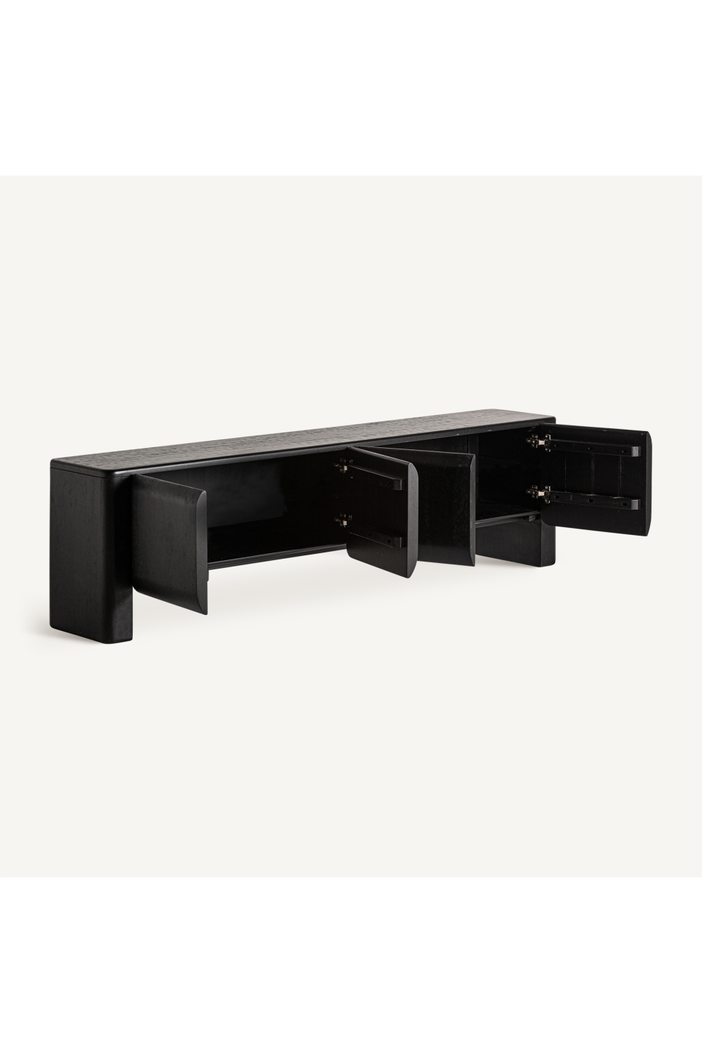 Black 4-Door Media Unit | Vical Home Norfolk | Oroa.com