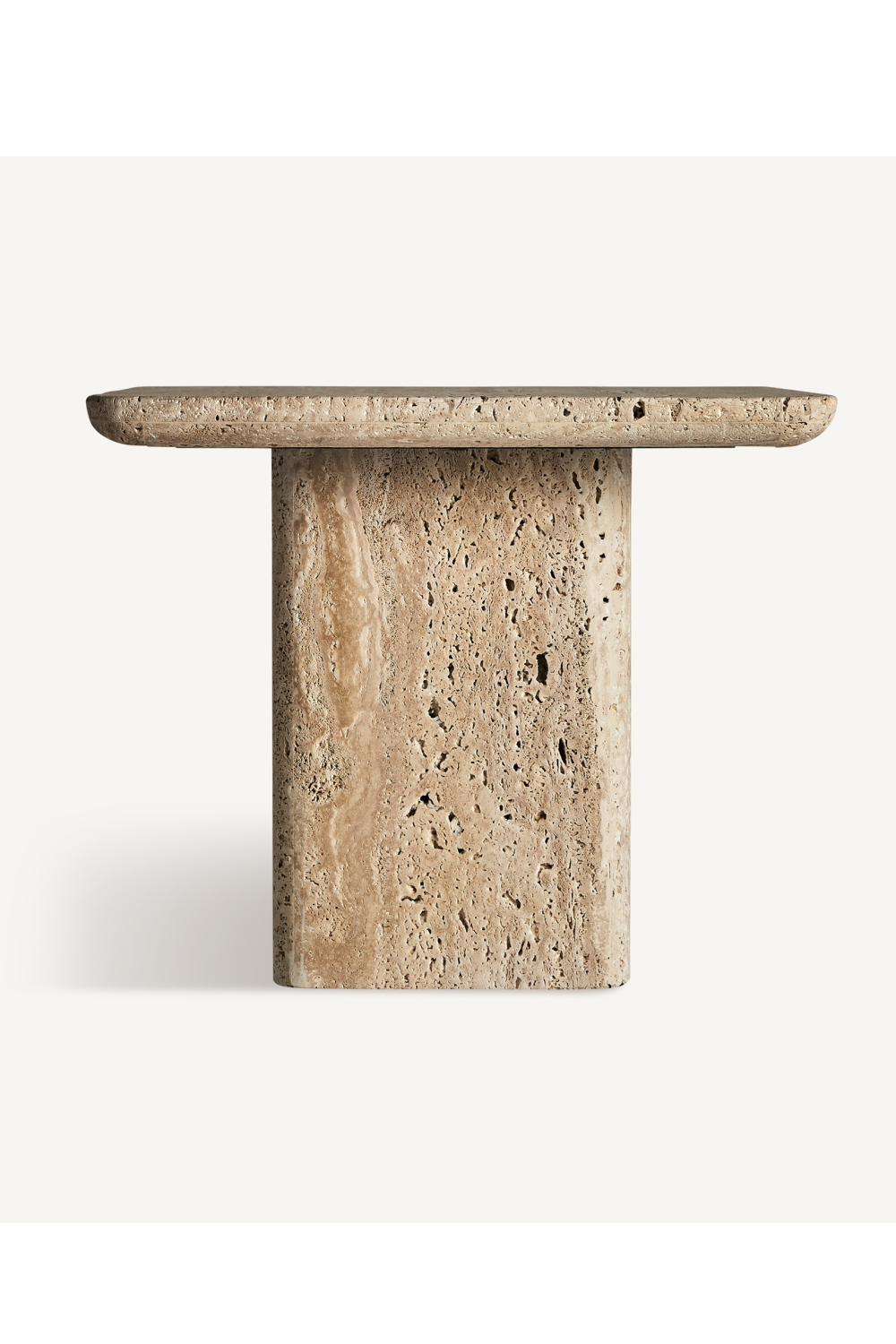 Beige Travertine Square Coffee Table | Vical Home Fimland | Oroa.com