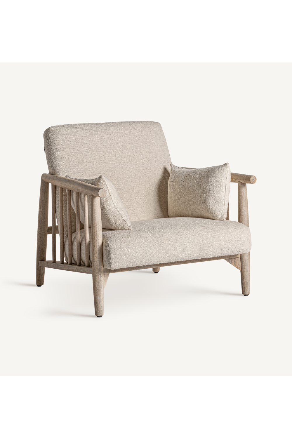 White Cotton Armchair | Vical Home Grebin | Oroatrade.com