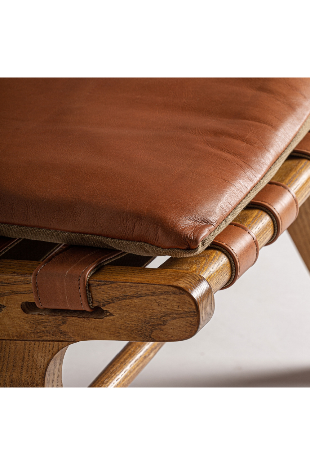 Brown Leather Lounge Chair | Vical Home Alford | Oroatrade.com