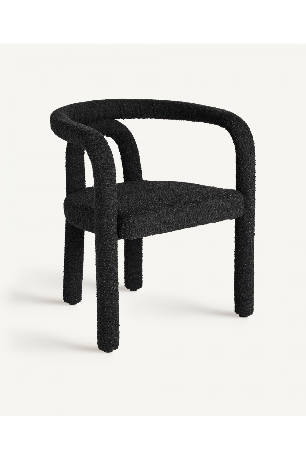 Black Upholstered Accent Chair | Vical Home Valbella | Oroatrade.com