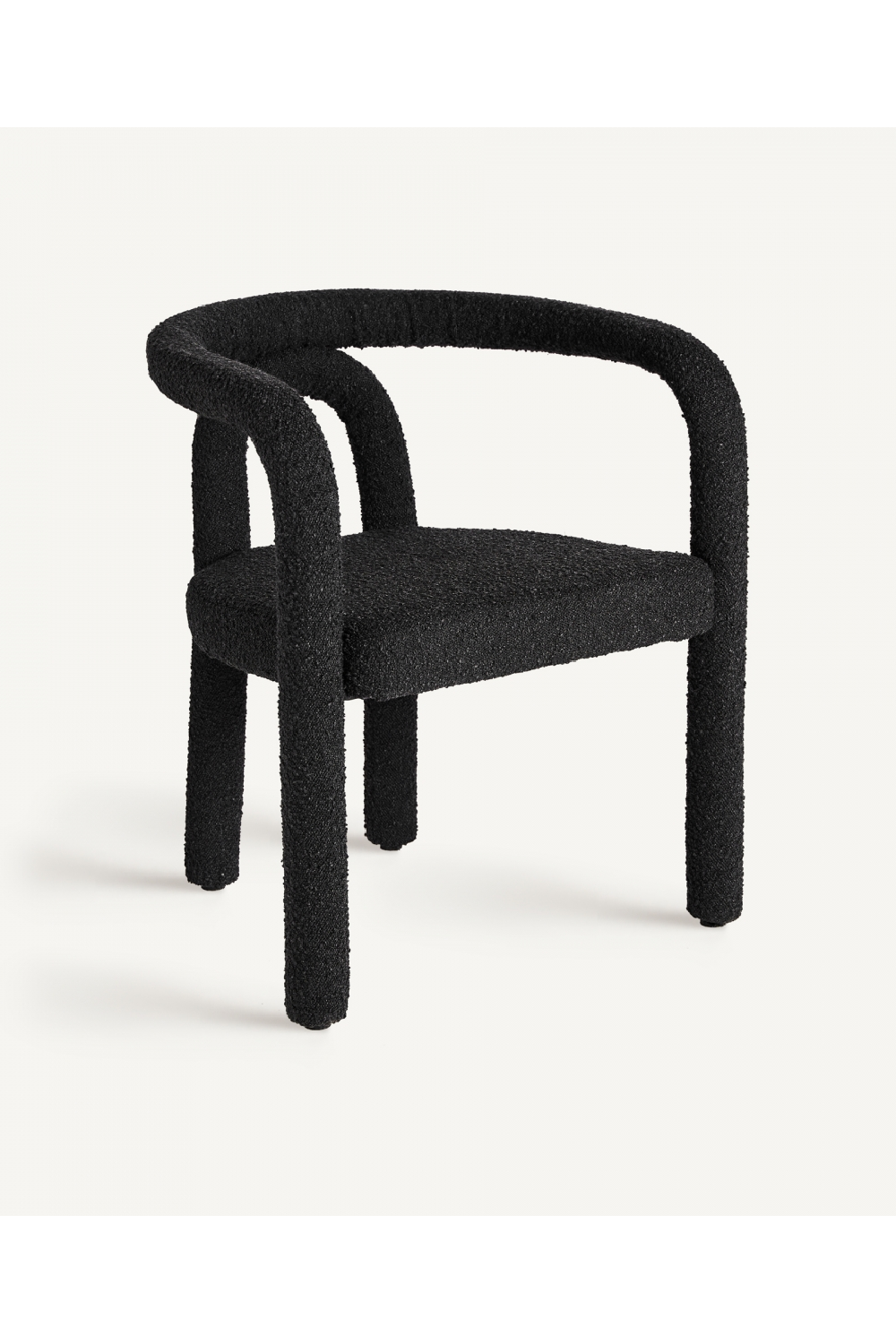 Black Upholstered Accent Chair | Vical Home Valbella | Oroa.com