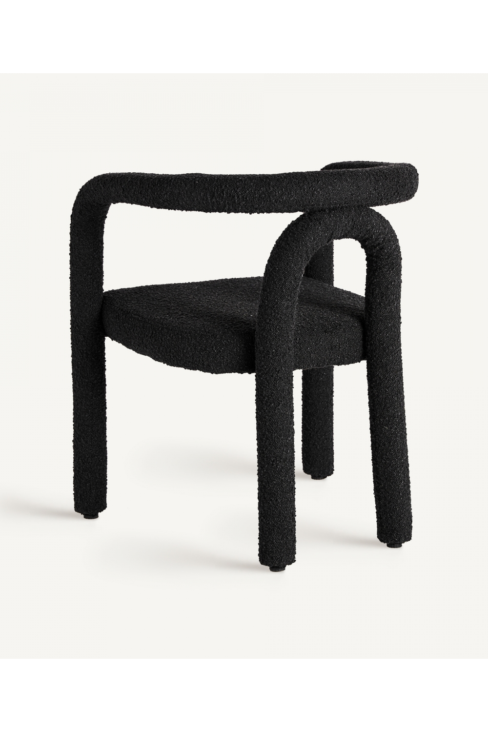 Black Upholstered Accent Chair | Vical Home Valbella | Oroatrade.com