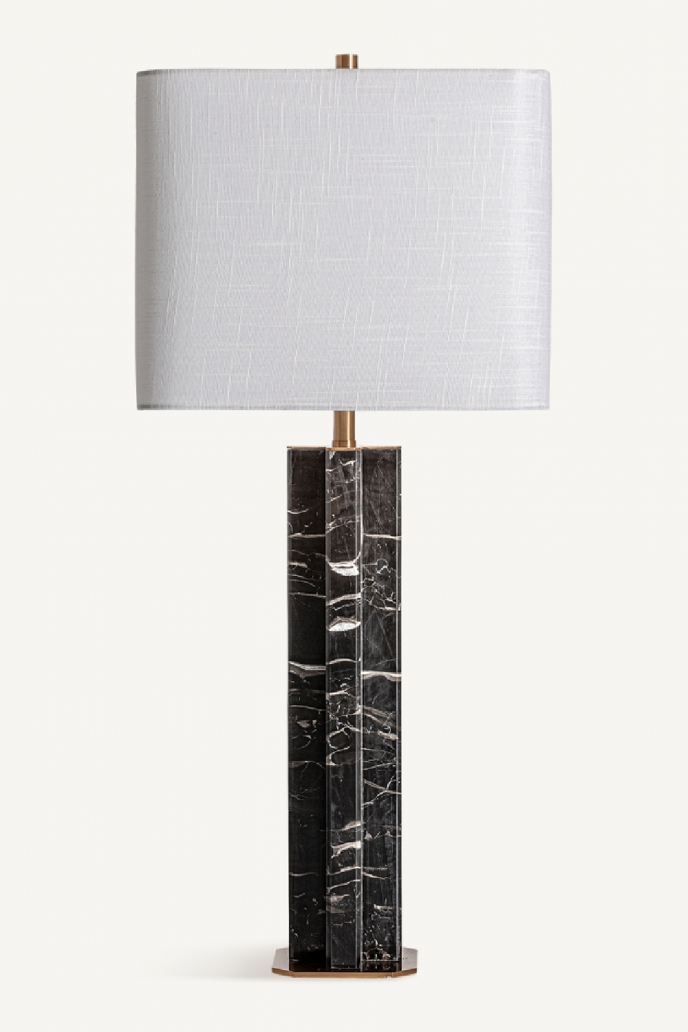   Black Marble Base Table Lamp | Oroa.com