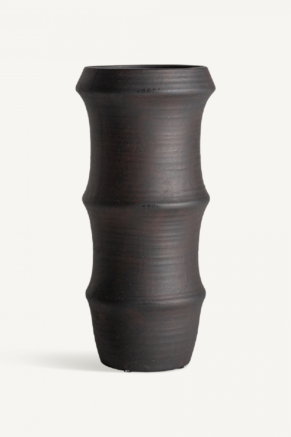 Black Ceramic Art Deco Vase | Vical Home Nohae | Oroa.com