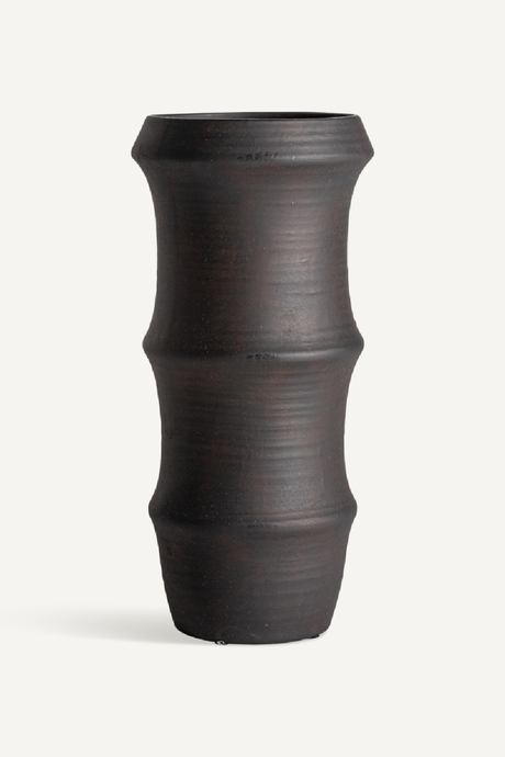 Black Ceramic Art Deco Vase (2) | Vical Home Nohae | Oroa.com