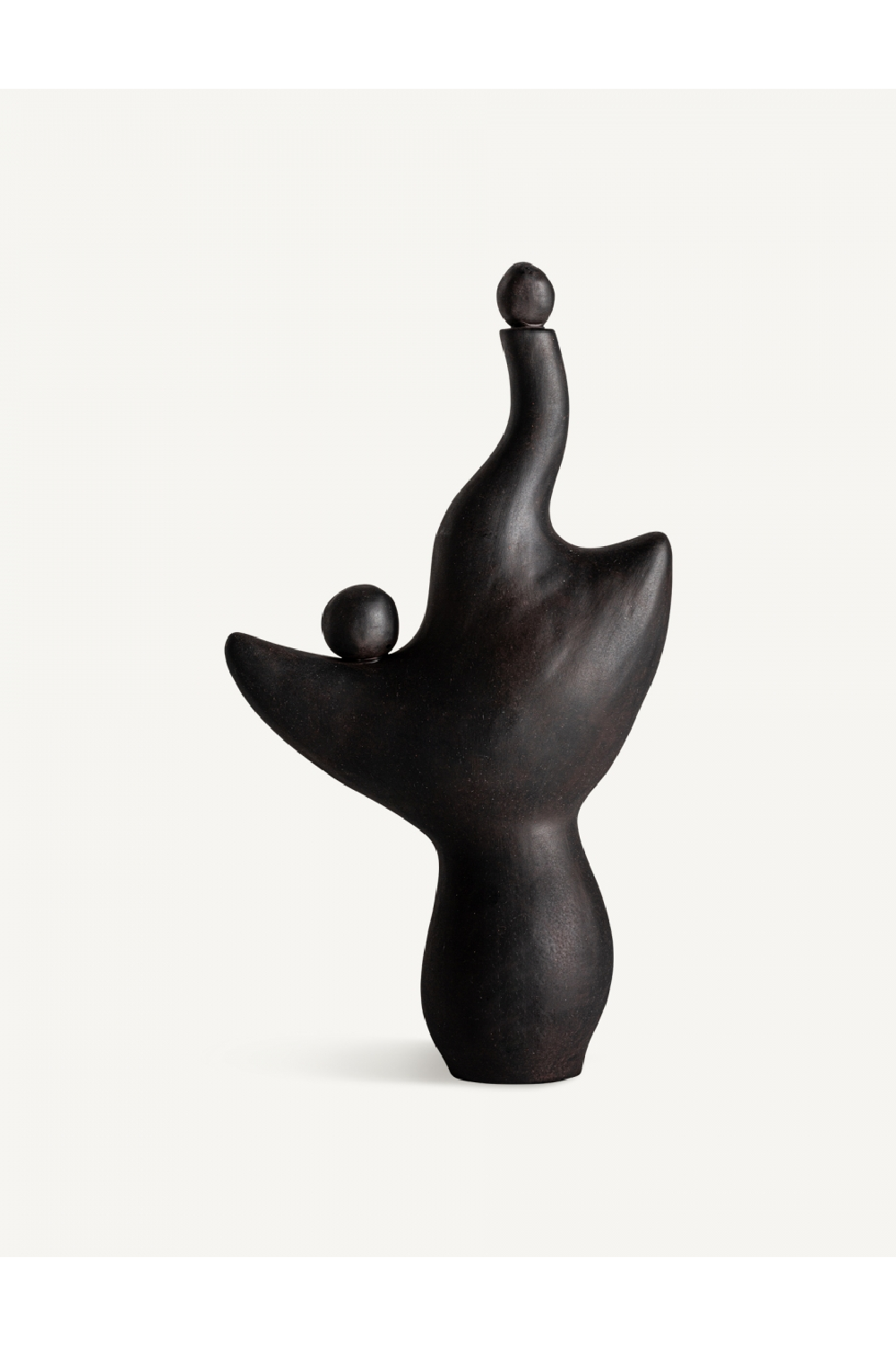 Black Ceramic Abstract Decor Figure | Vical Home Nohae | Oroa.com