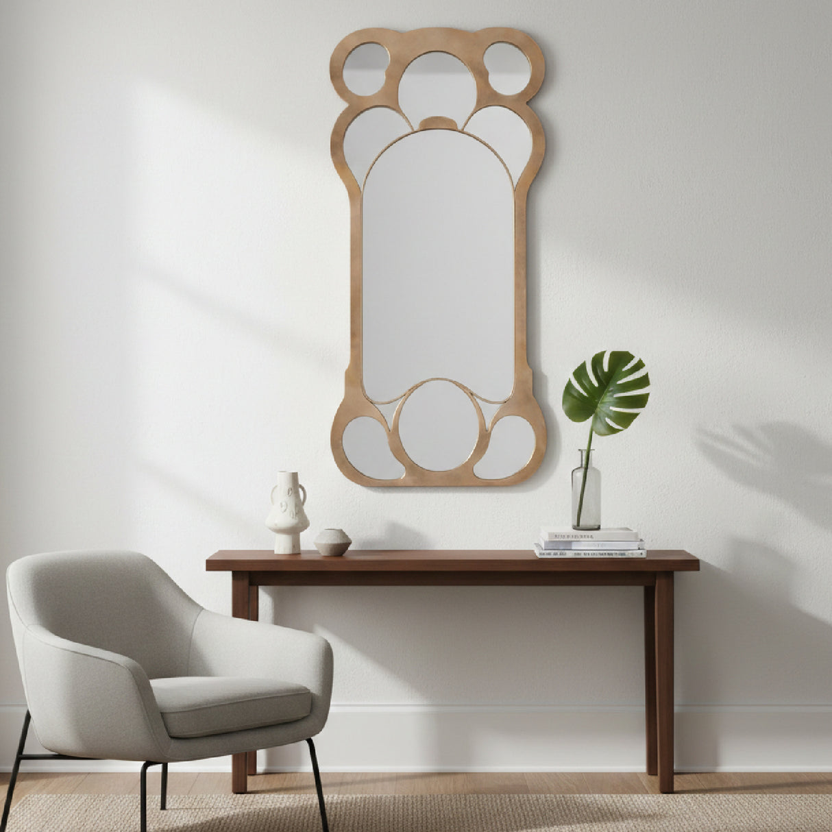   Gold Art Deco Mirror | Oroa.com