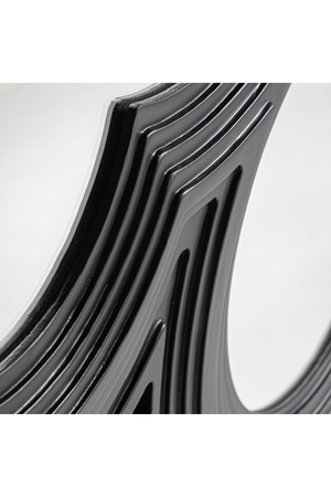 Black Wooden Contemporary Mirror | Vical Home Riley | Oroa.com