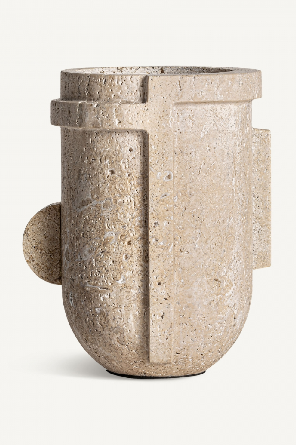 Beige Travertine Vase | Vical Home Asher | Oroa.com