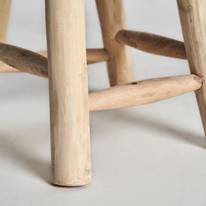   Handcrafted Boho-Style Accent Stool | Oroa.com