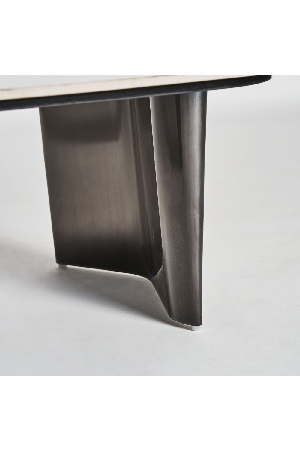 Gray Porcelain Asymmetrical Coffee Table | Vical Home Kalvatn | Oroa.com