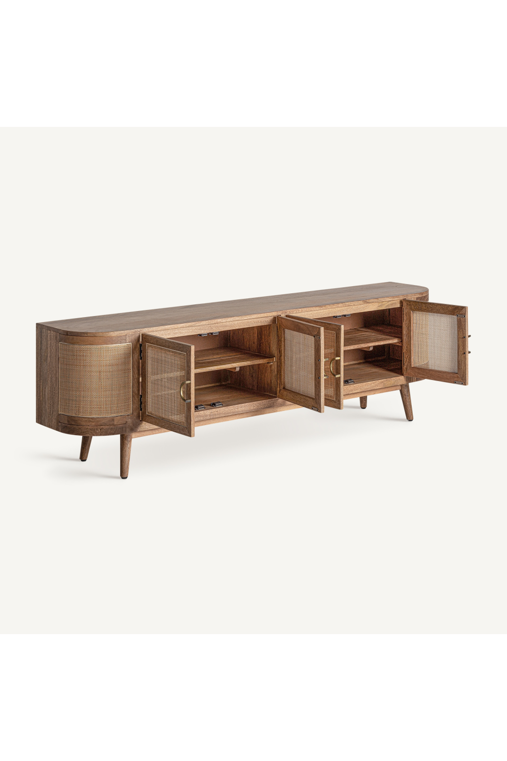 4-Door Wicker Media Unit | Vical Home Beckley | Oroa.com