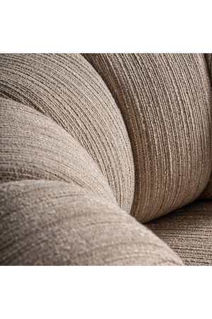 Beige Bouclé Round Armchair | Vical Home Hofsos | Oroa.com