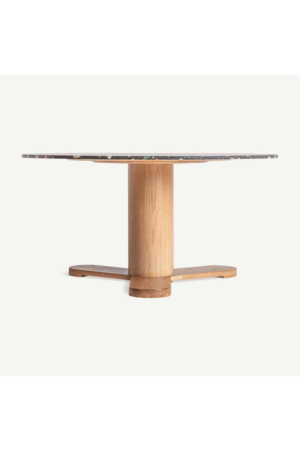 Speckled Black Terrazzo Dining Table | Vical Home Budhir | Oroa.com