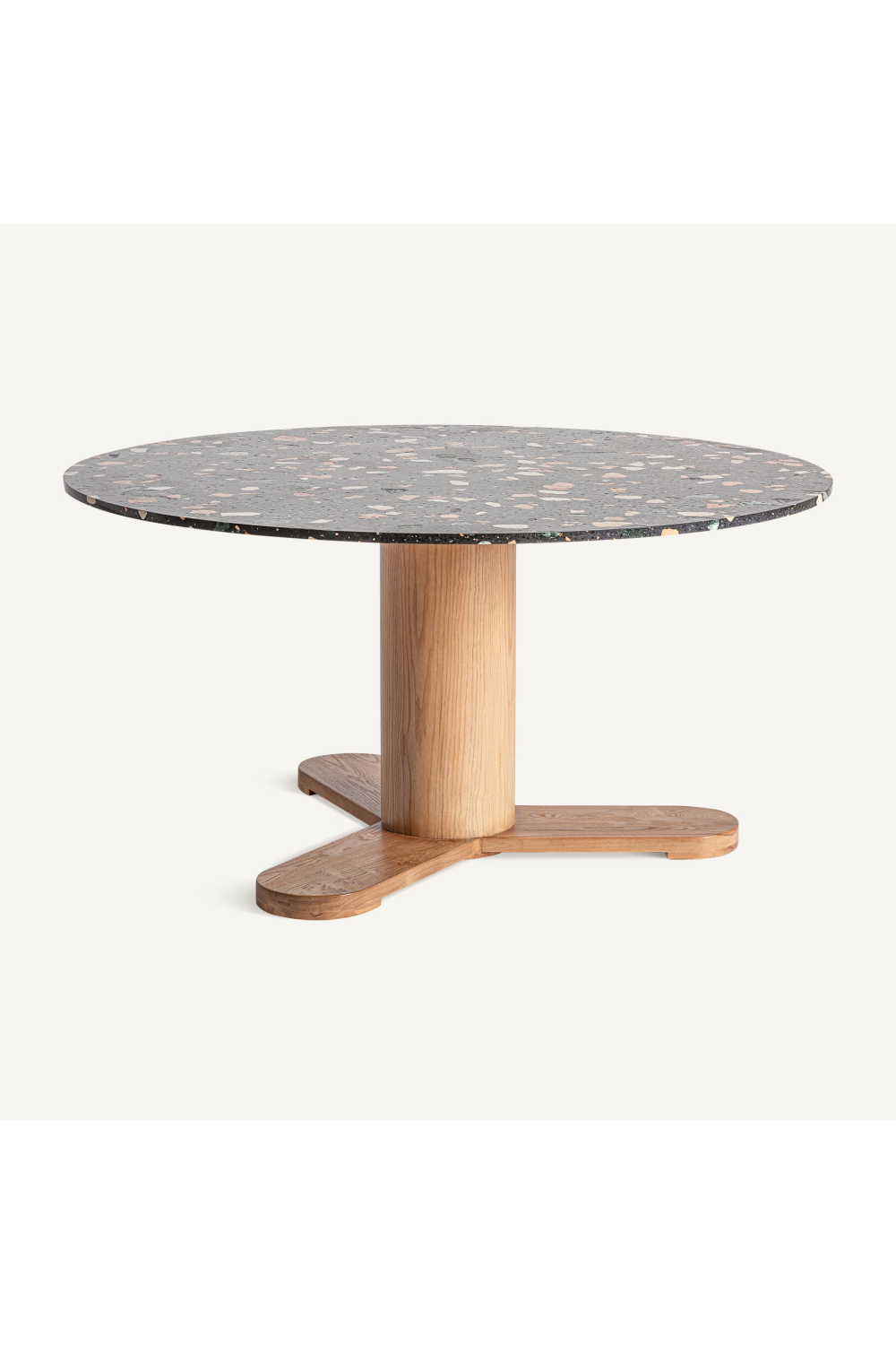 Speckled Black Terrazzo Dining Table | Vical Home Budhir | Oroa.com