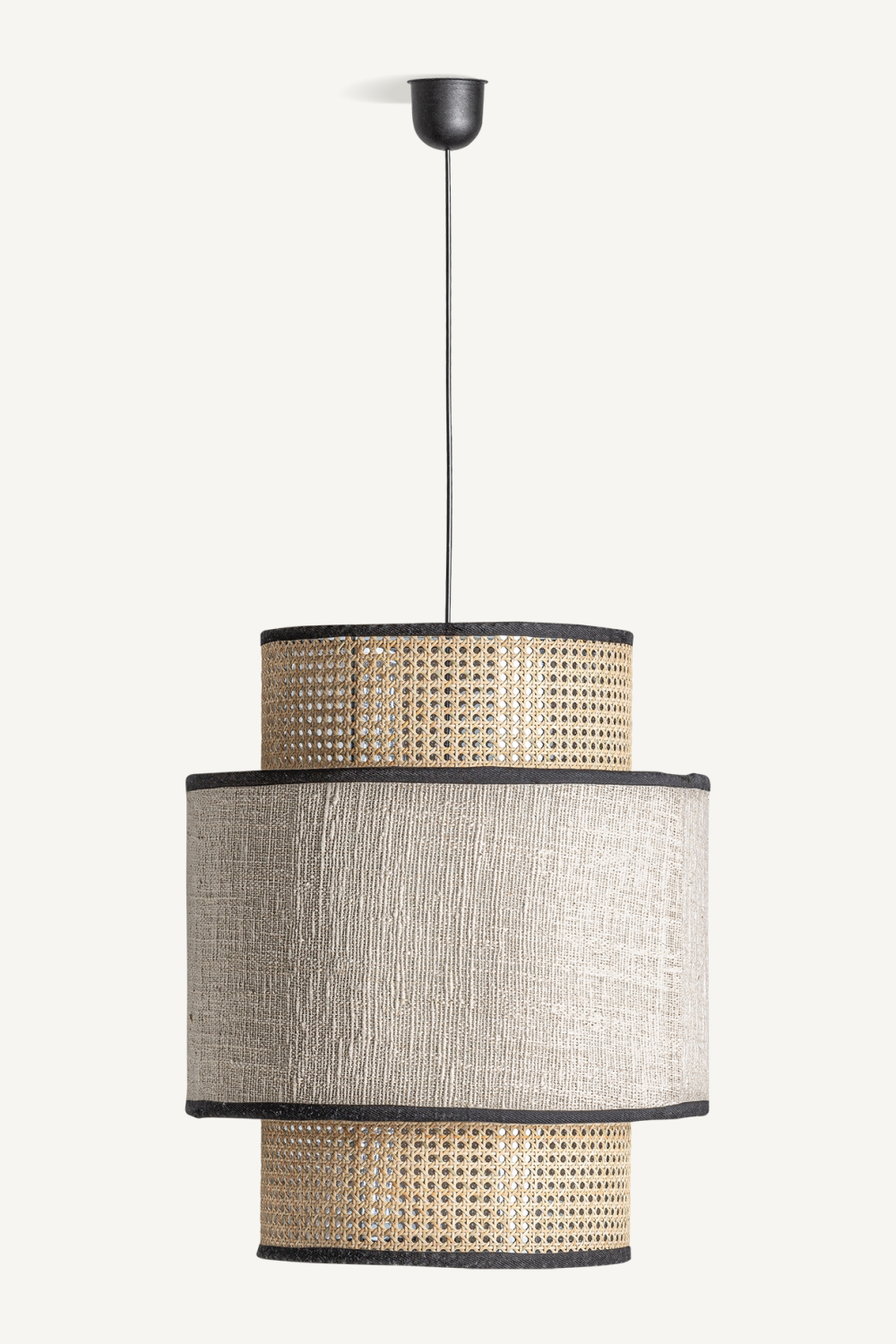 Cylindrical Rattan Hanging Lamp | Vical Home Glesse | Oroa.com