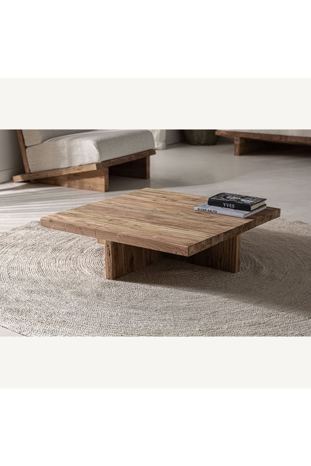 Square Teak Coffee Table | Vical Home Pure | Oroa.com