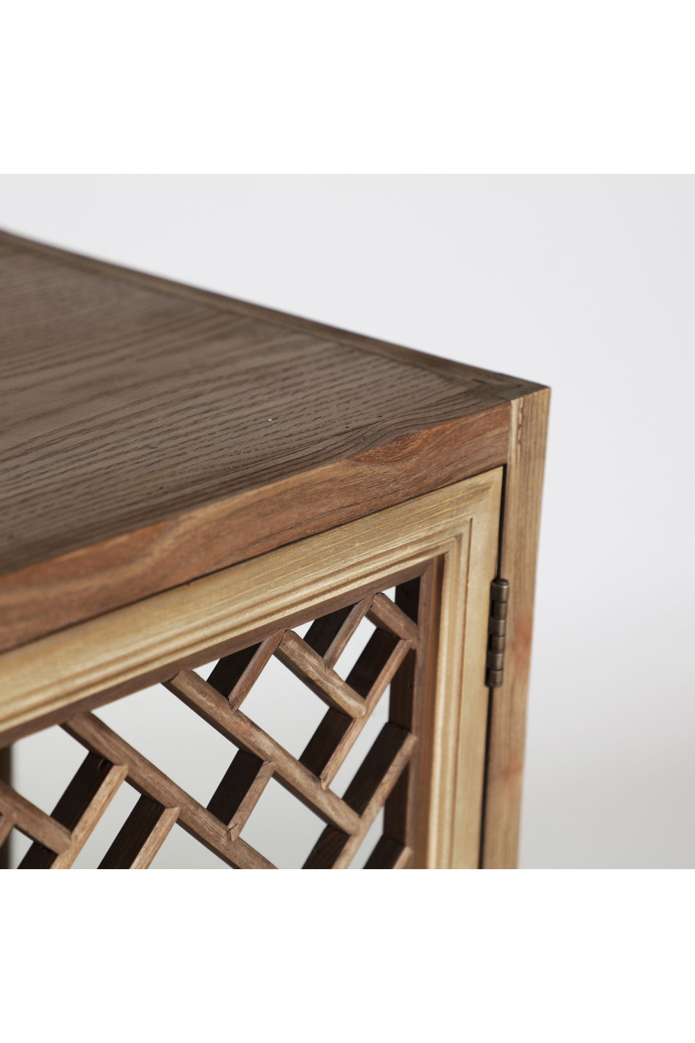 Latticed Elm Modular Display Cabinet | Vical Home Melnik | Oroa.com