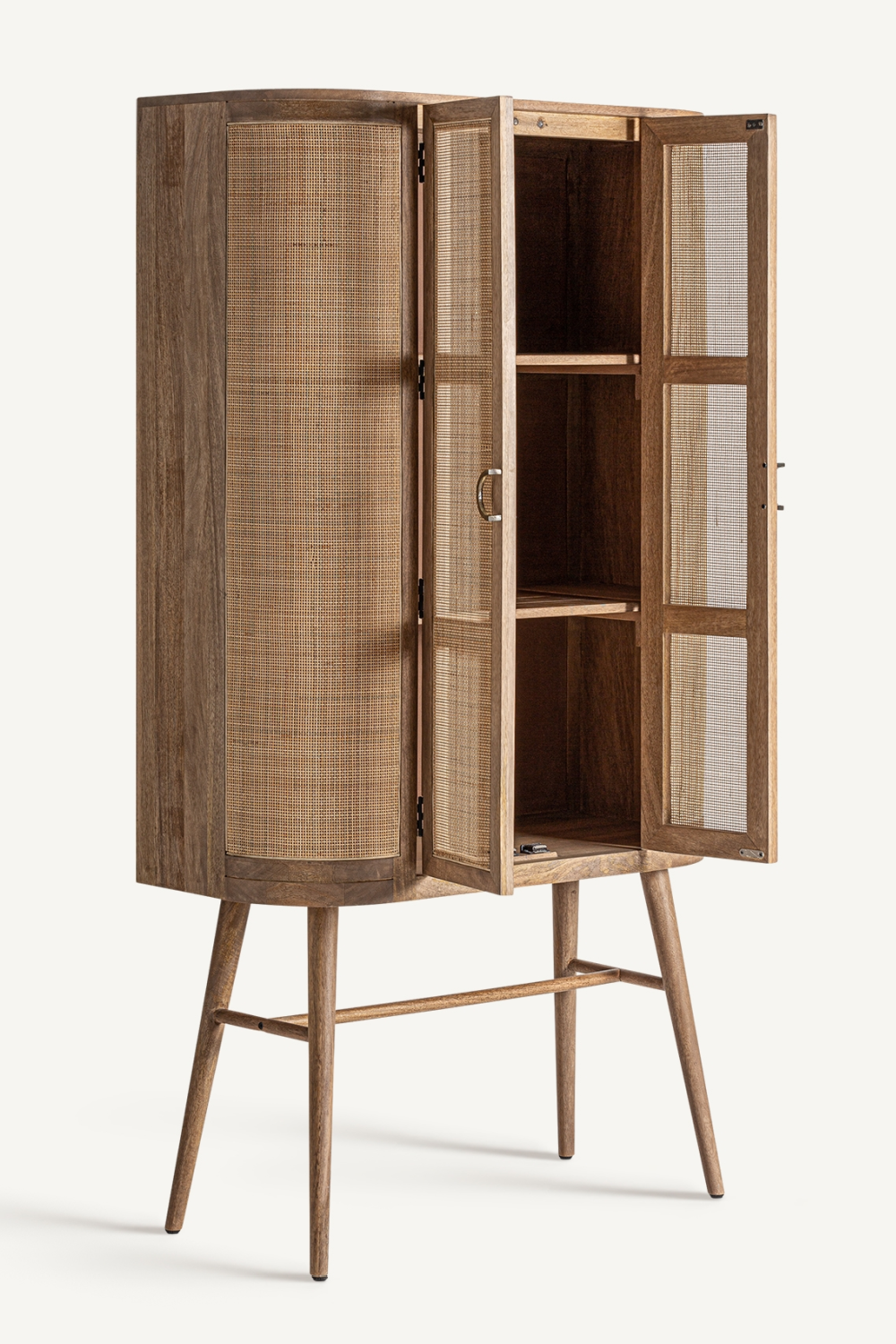 Mango Wood Wicker Cabinet | Vical Home Beckley | Oroa.com