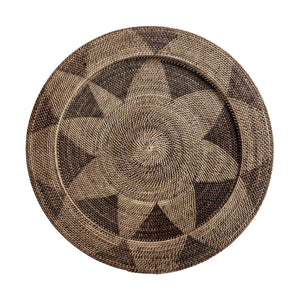 Brown Rattan Decorative Plate | Vical Home
