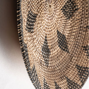   Modern furniture - Brown Rattan Boho Decorative Plate - www.oroa.com | Oroa.com