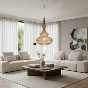   Modern furniture - Rattan Boho Chandelier - www.oroa.com | Oroa.com