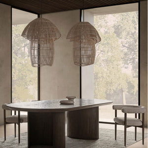   Rattan Tiered Pendant Light | Oroa.com