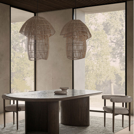   Rattan Tiered Pendant Light | Oroa.com