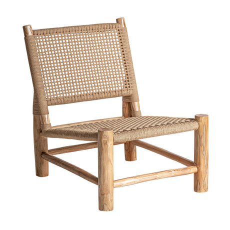   Modern European furniture - Teak Framed Hemp Accent Chair - www.oroa.com | Oroa.com