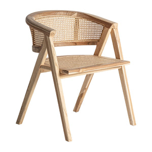   Modern European furniture - Teak Curved-Back Dining Chair - www.oroa.com | Oroa.com