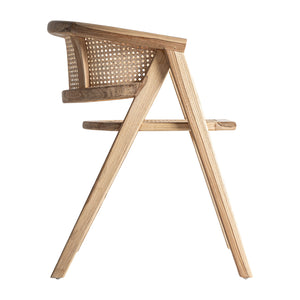   Modern European furniture - Teak Curved-Back Dining Chair - www.oroa.com | Oroa.com