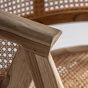   Modern European furniture - Teak Curved-Back Dining Chair - www.oroa.com | Oroa.com