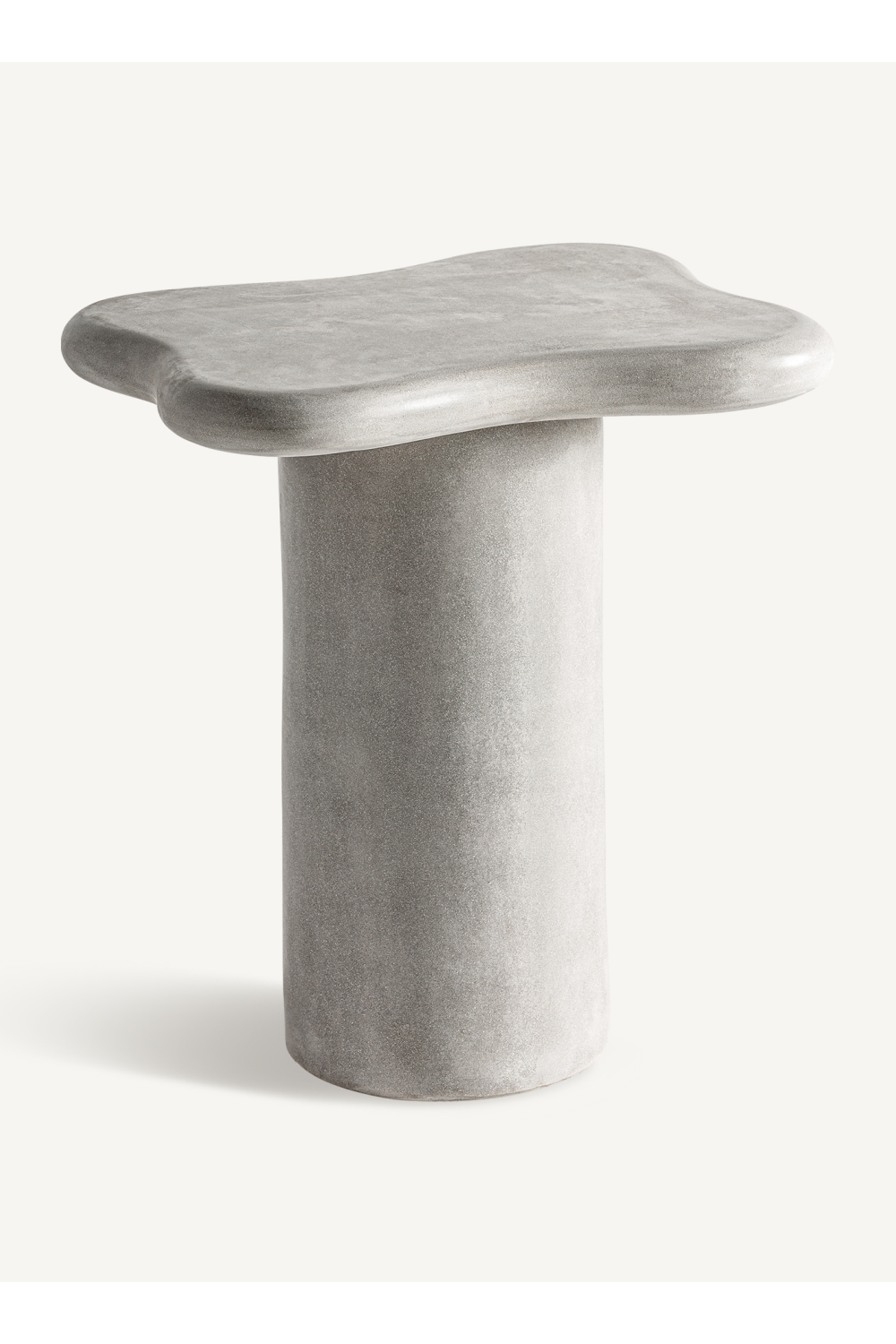 Cement Organic-Shaped Side Table | Vical Home Vytina | Oroa.com