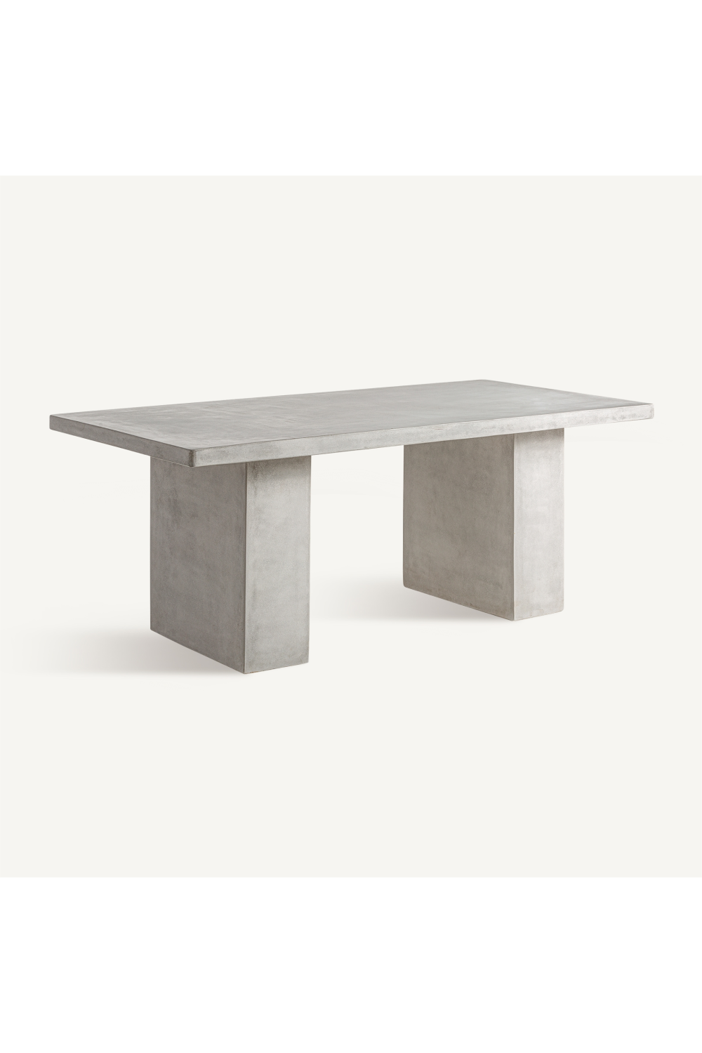 Off-White Cement Dining Table | Vical Home Vytina | Oroa.com