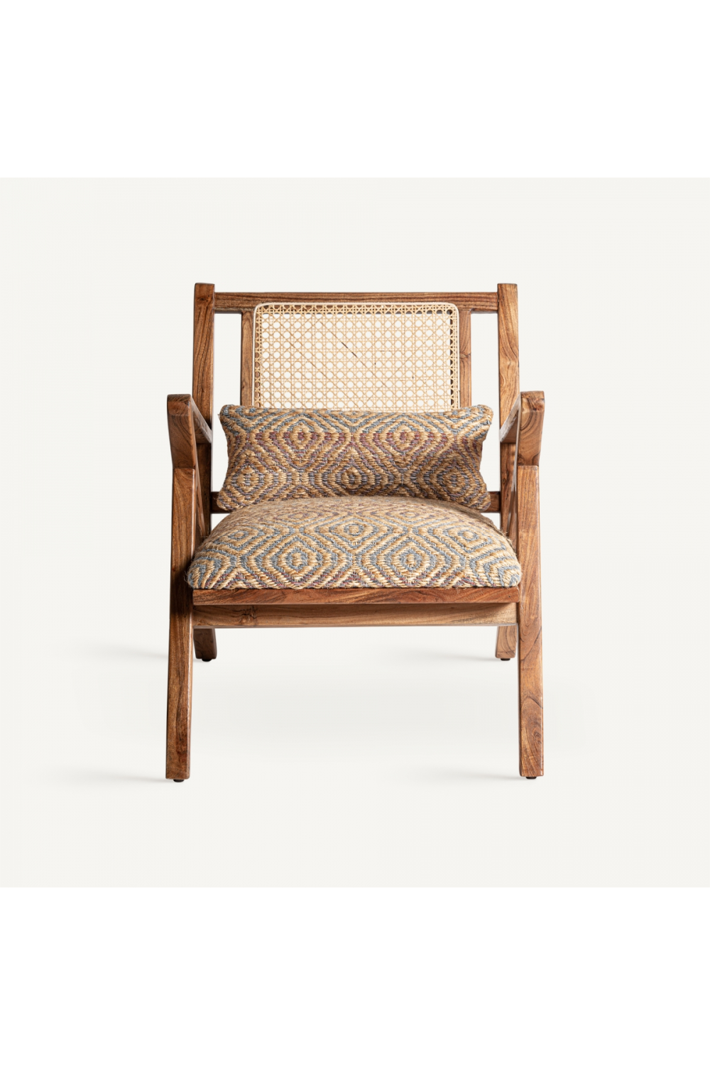 Patterned Jute Boho Armchair | Vical Home Hickori | Oroatrade.com