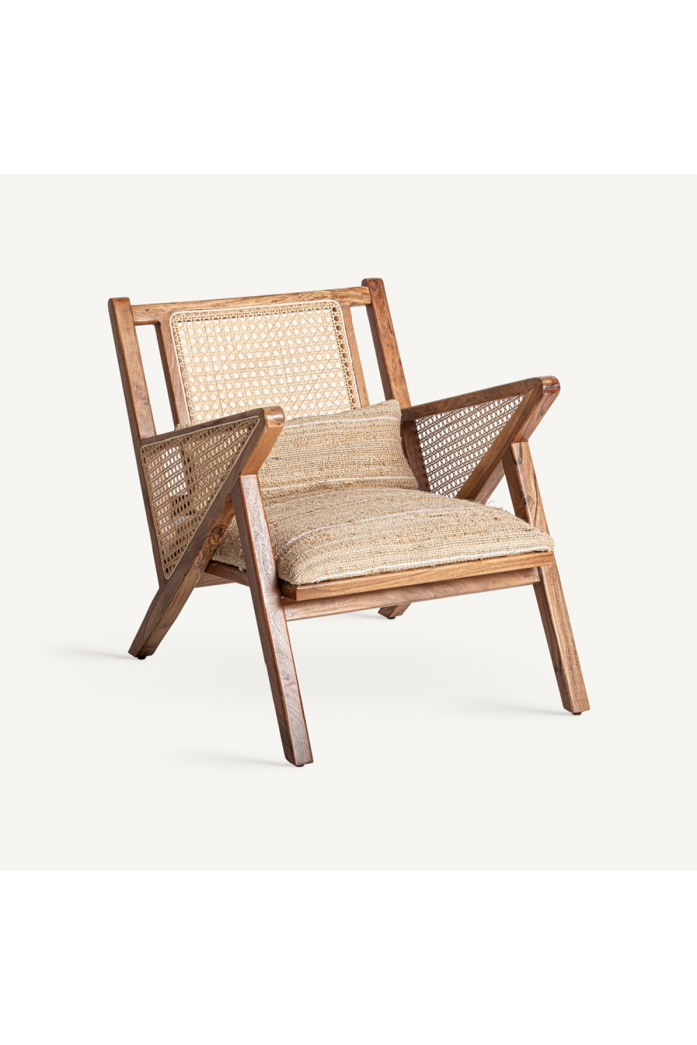 Jute Padded Seat Armchair | Vical Home Hickory | Oroatrade.com